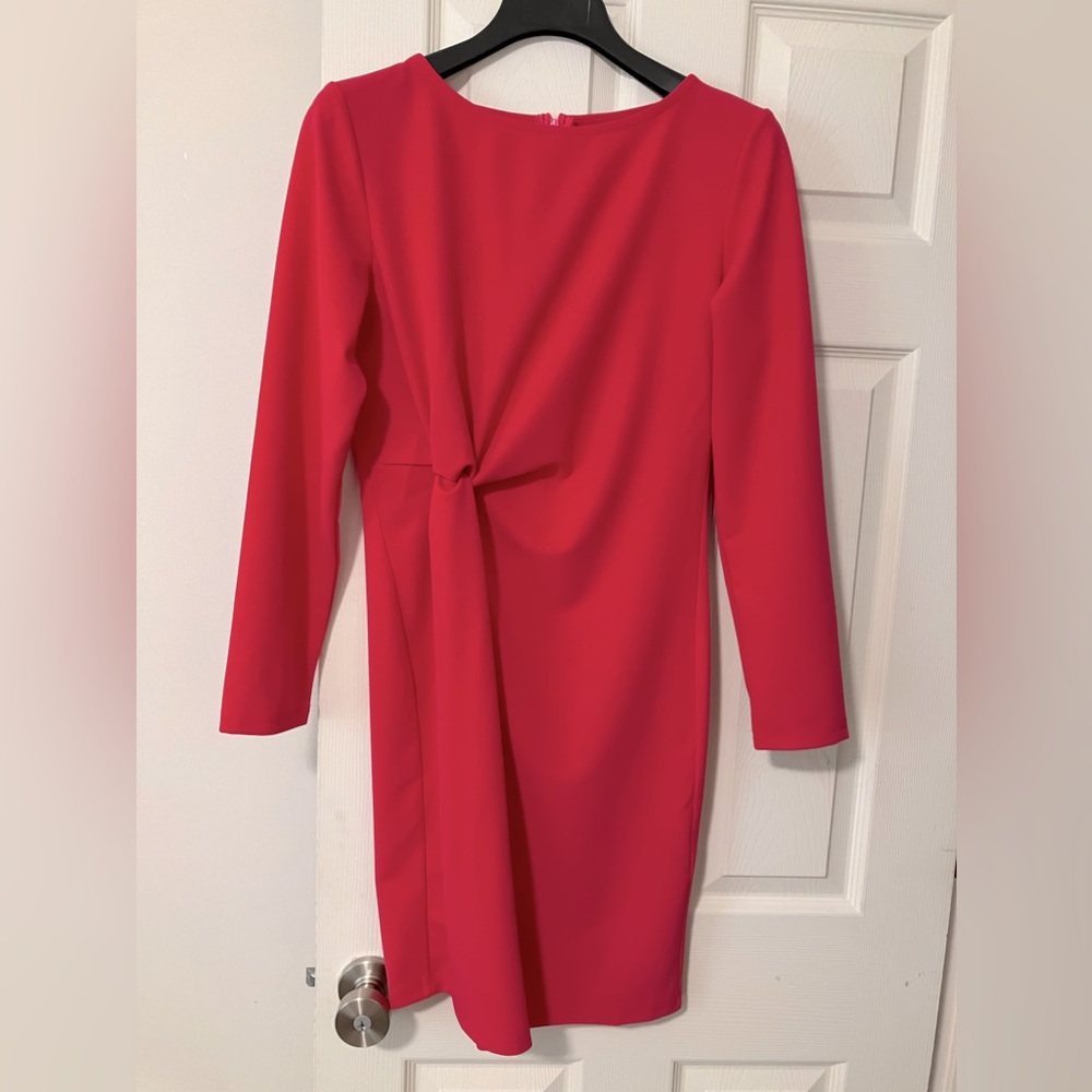 Little red dress, unbranded, size S, new without tags, red pinkish color.
